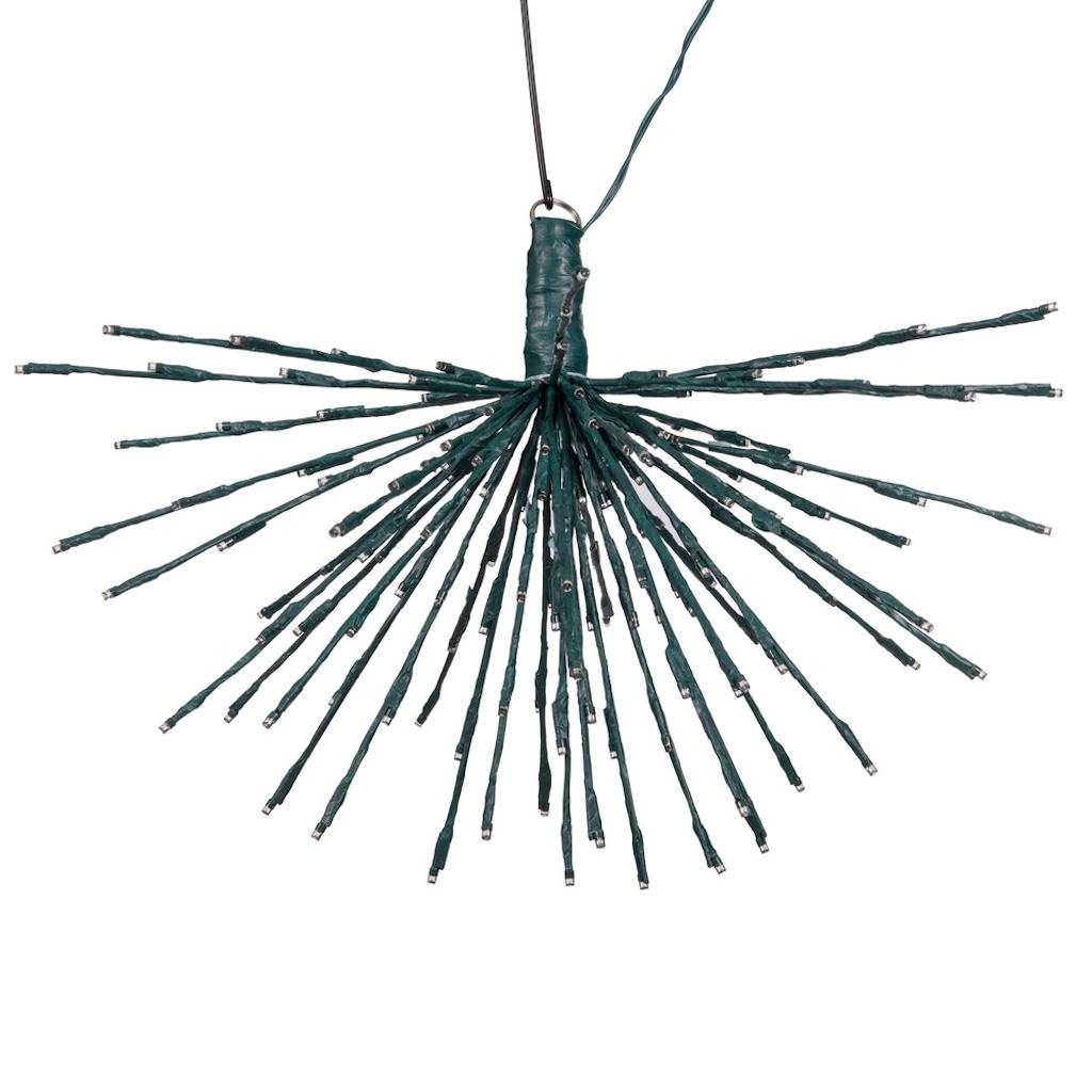160 Light x 24" 24 volt Green Wire Pure White 5mm Lights Starburst LED 1