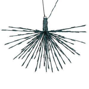160 Light x 24" 24 volt Green Wire Twinkle Pure White 5mm Lights Starburst LED 1