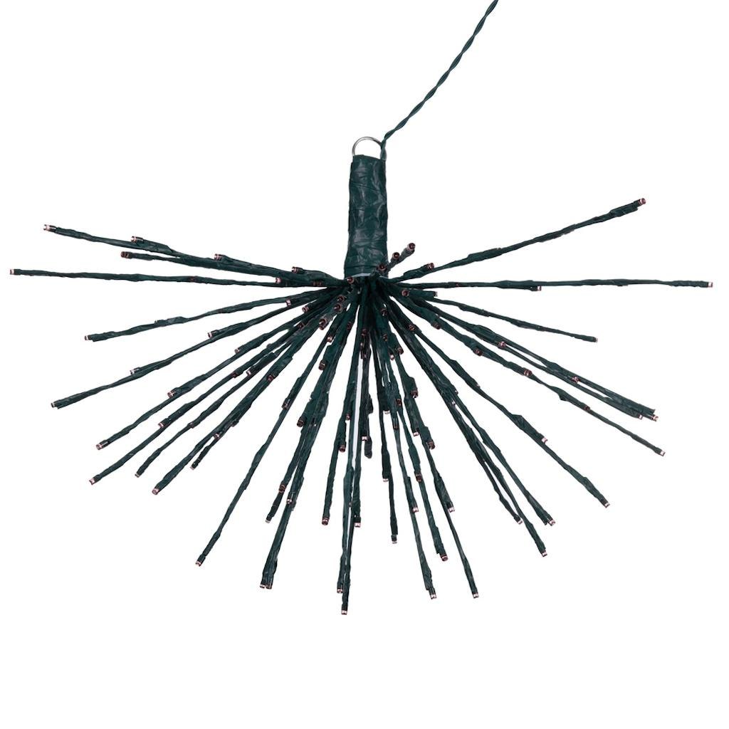 160 Light x 24" 24 volt Green Wire Pink 5mm Lights Starburst LED 1