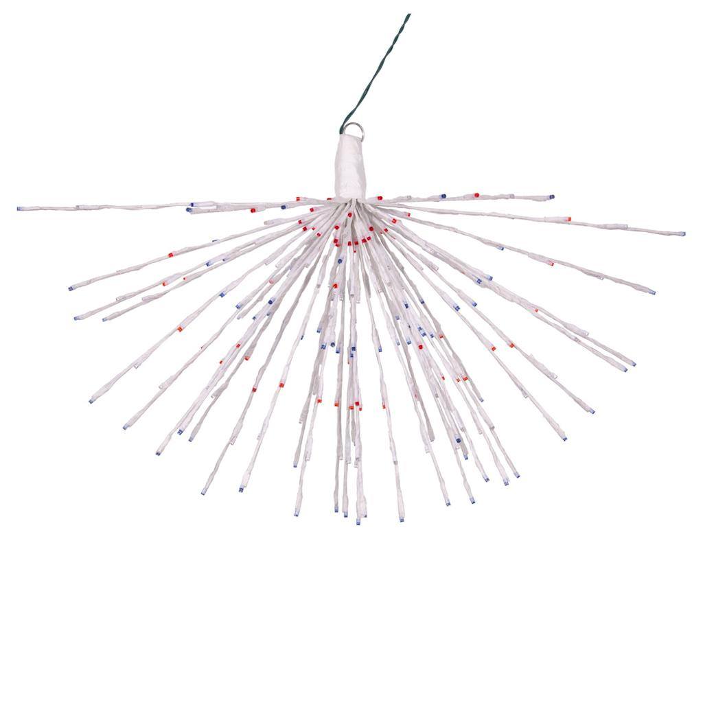 240 Light x 32" 24 volt White Wire Red / White / Blue 5mm Lights Starburst LED 1