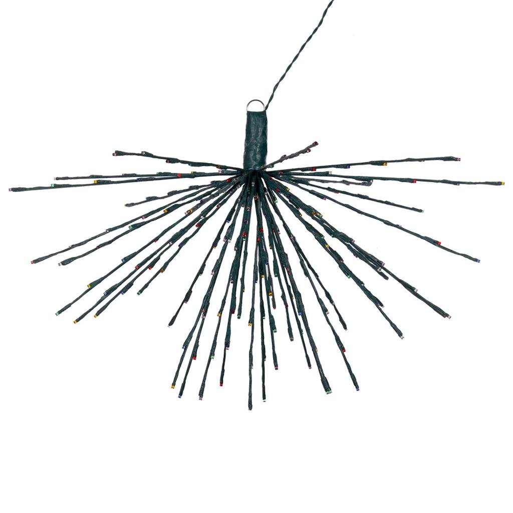 240 Light x 32" 24 volt Green Wire Multi-Colored 5mm Lights Starburst LED 1