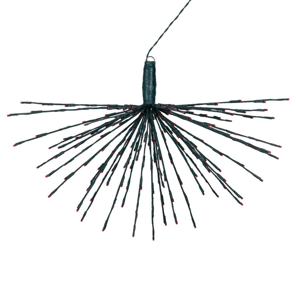 240 Light x 32" 24 volt Green Wire Red 5mm Lights Starburst LED 1