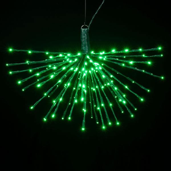 240 Light x 32" 24 volt Green Wire Green 5mm Lights Starburst LED 5