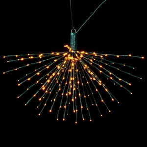 240 Light x 32" 24 volt Green Wire Yellow 5mm Lights Starburst LED 5