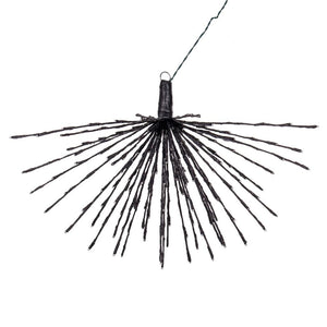 240 Light x 32" 24 volt Black Wire Twinkle Warm White 5mm Lights Starburst LED 1