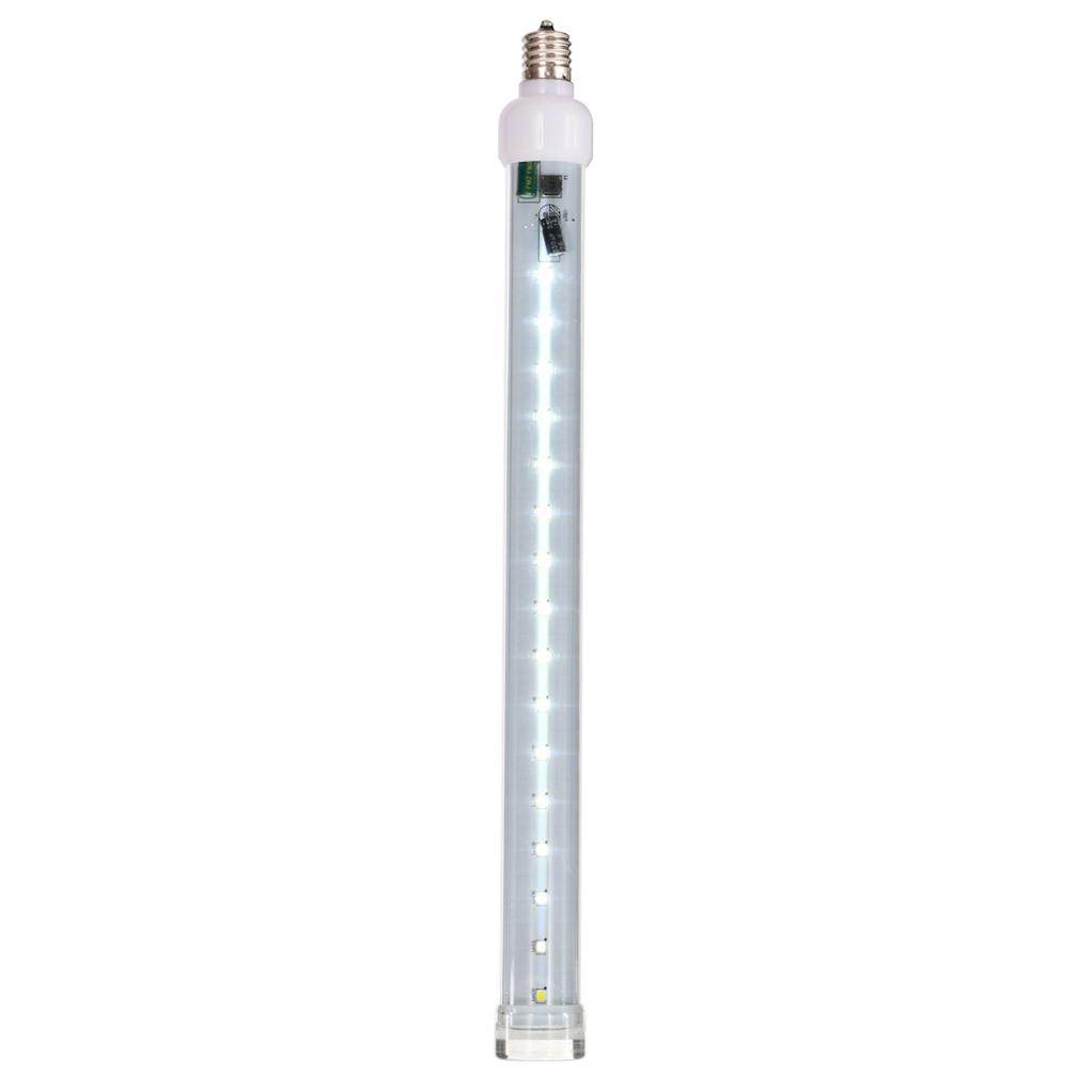 12" Pure White C9 Base Snow Fall LED Tube Lights (5 Pack) 1