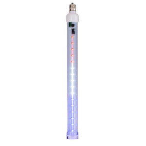 12" Red / White / Blue C9 Base Snow Fall LED Tube Lights (5 Pack) 1