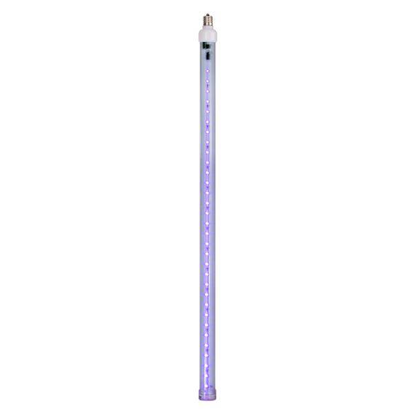 24" Purple C9 Base Snow Fall LED Tube Lights (5 Pack) 2