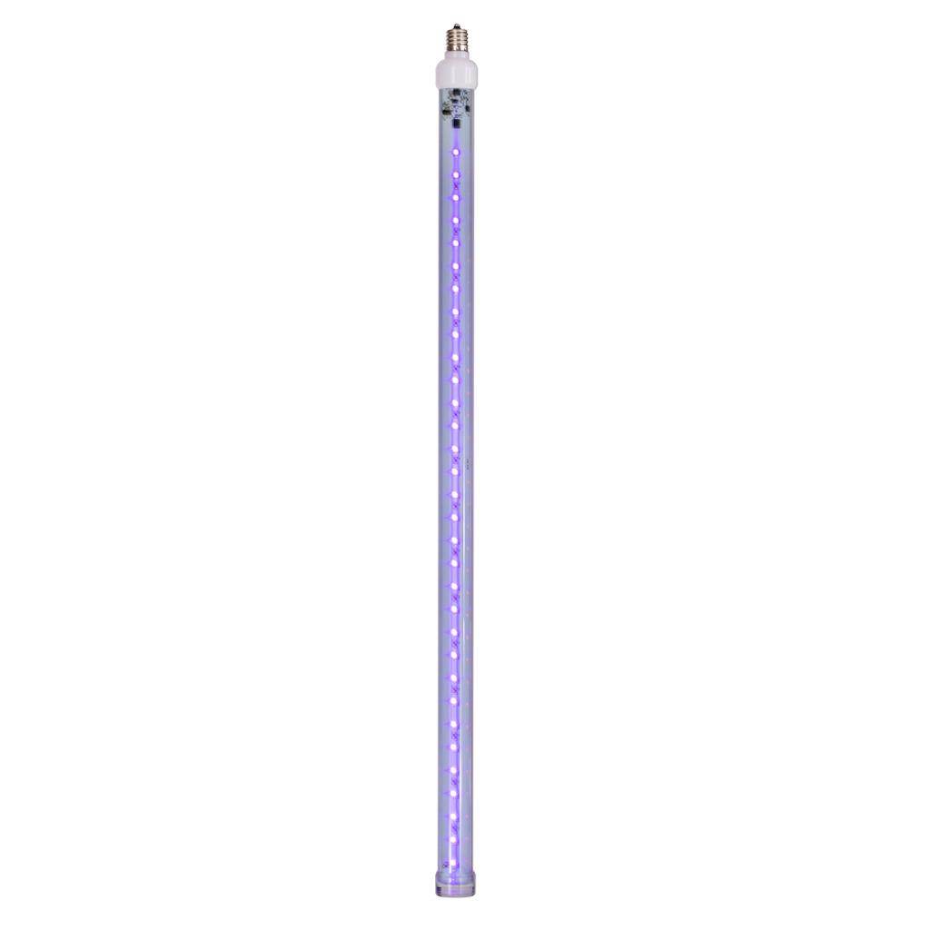 24" Purple C9 Base Snow Fall LED Tube Lights (5 Pack) 1