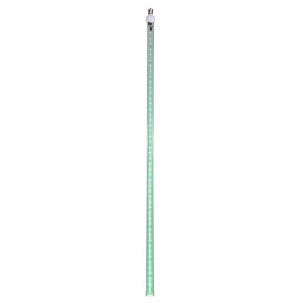 36" Green C9 Base Snow Fall LED Tube Lights (5 Pack) 1