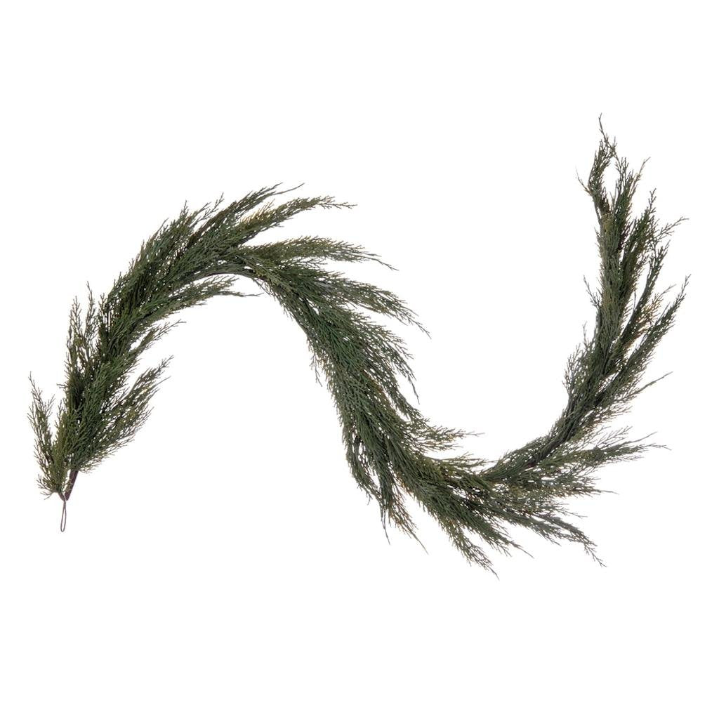 62" Artificial Green Cedar Garland 1