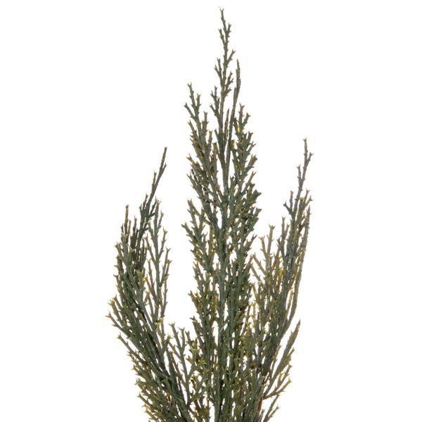 26" Green Cedar Cone Berry Garland 2