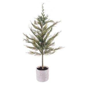 34" Artificial Green Cedar Sapling Potted 1