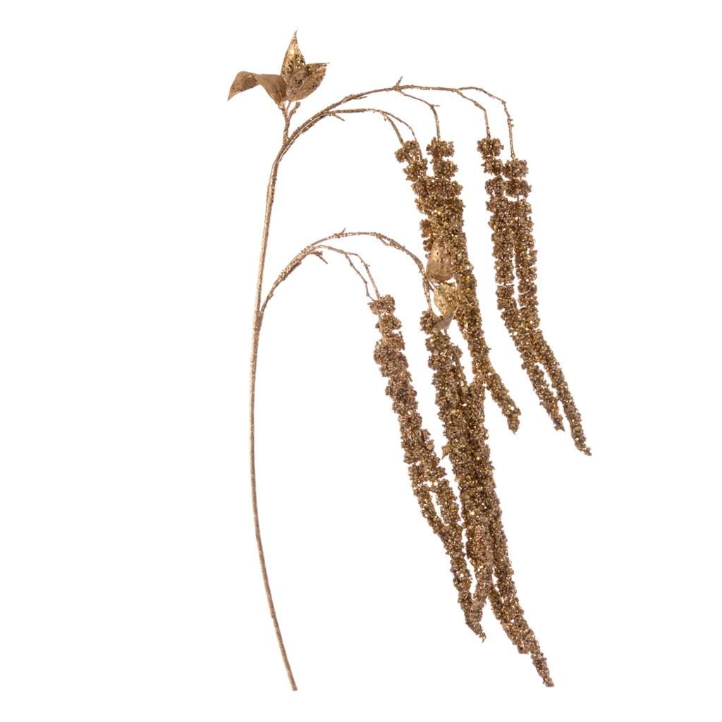 44" Gold Amaranthus Spray Christmas Decoration (2 Pack) 1