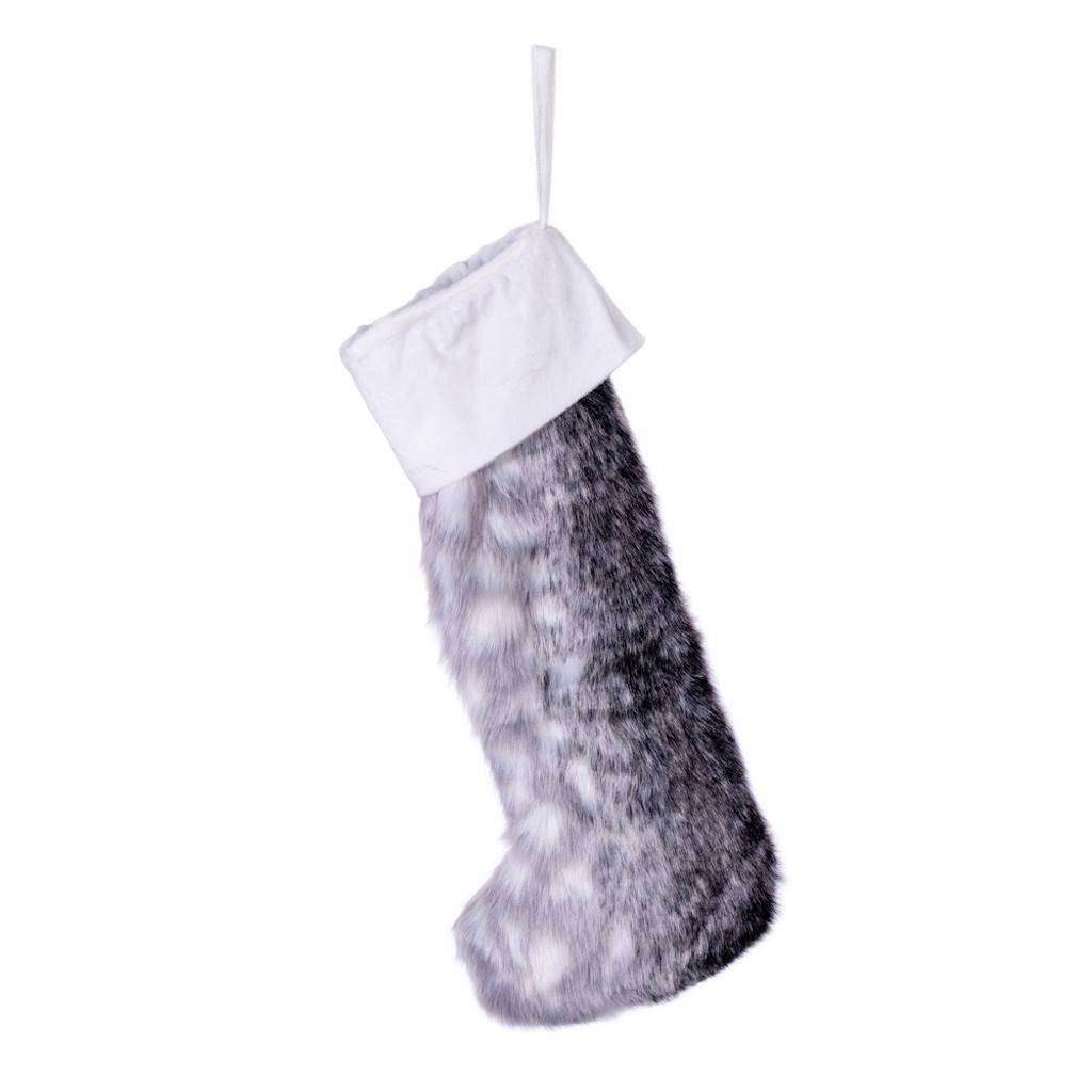 20" x 8" Arctic Faux Fur Stocking 1