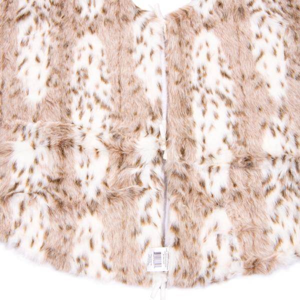 72" Iberian Faux Fur Tree Skirt 2
