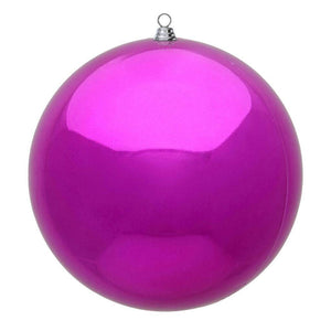 24" Giant Fuchsia Shiny Ornament 1