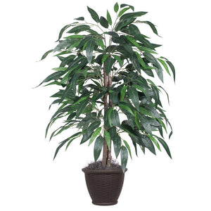 4' Artificial Mango Bush 1
