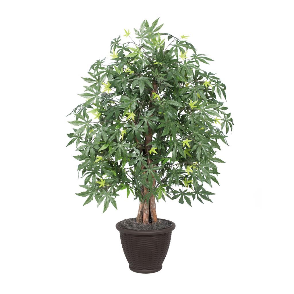 4' Artificial Extra Full Japanese Maple Bush 1