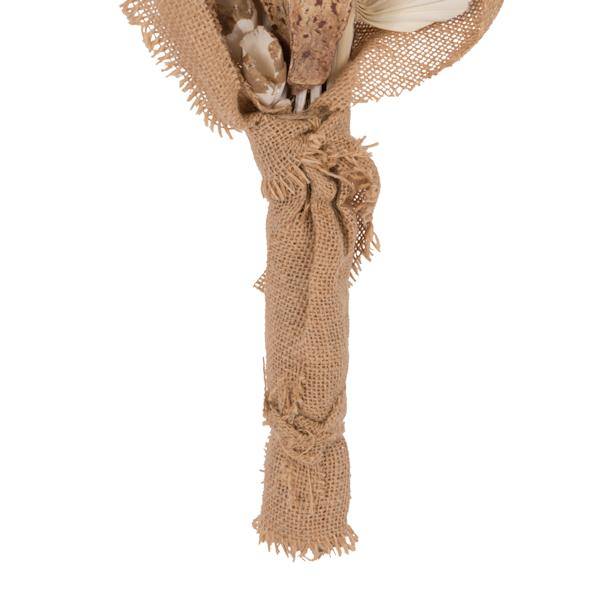 19" White Wash Palm Assorted Bouquet 5