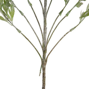 34" Artificial Light Green Tropical Fern Leaves Spray 2