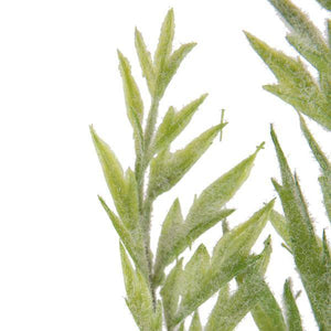 34" Artificial Light Green Tropical Fern Leaves Spray 4