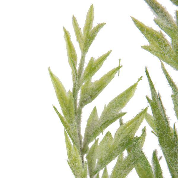 34" Artificial Light Green Tropical Fern Leaves Spray 4