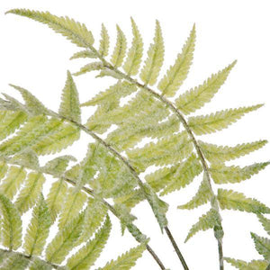 33.5" Artificial Light Green Jungle Fern Leaves Spray 3