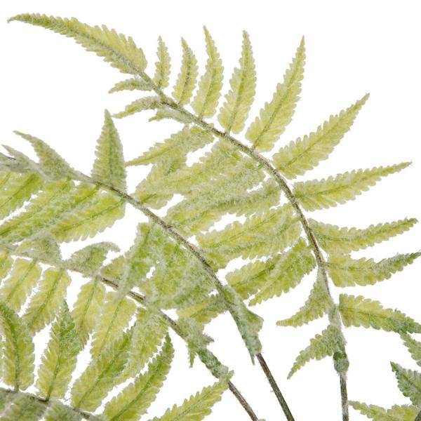 33.5" Artificial Light Green Jungle Fern Leaves Spray 3