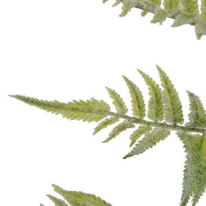 33.5" Artificial Light Green Jungle Fern Leaves Spray 4