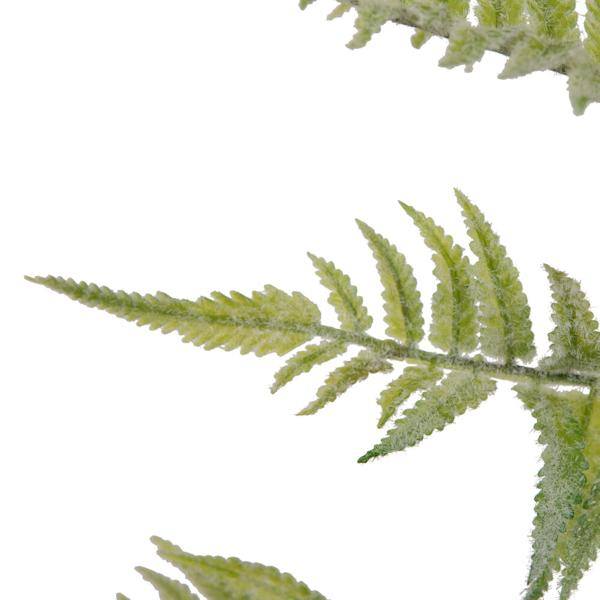 33.5" Artificial Light Green Jungle Fern Leaves Spray 4