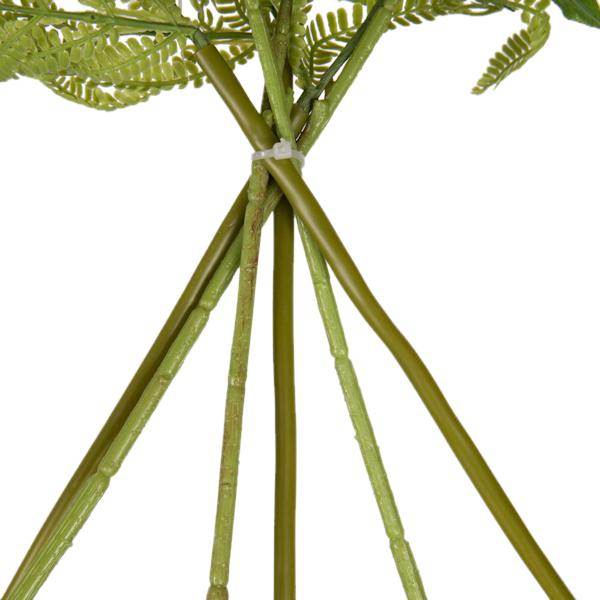 14" Artificial Cerulean Blue Wild Berry Green Fern Bundle (2 Pack) 3