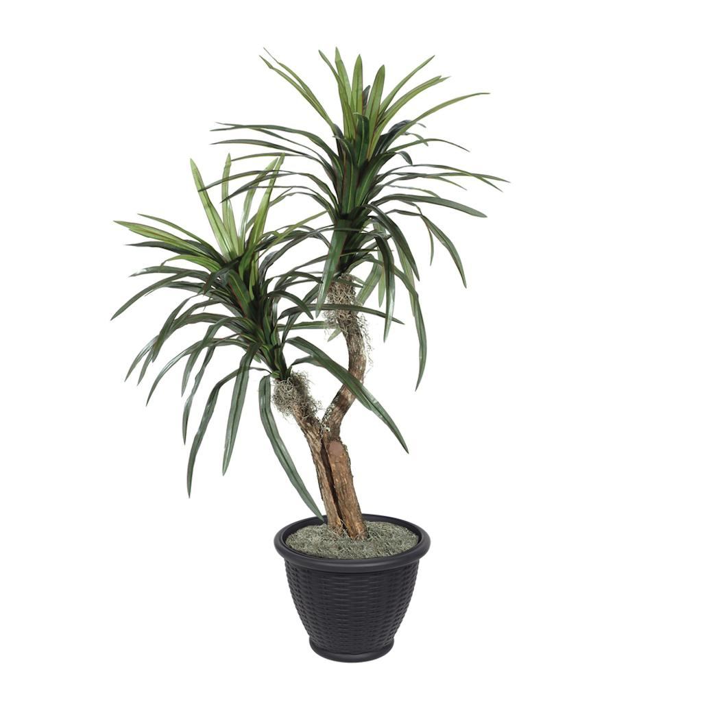 4' Artificial Marginata Bush 1
