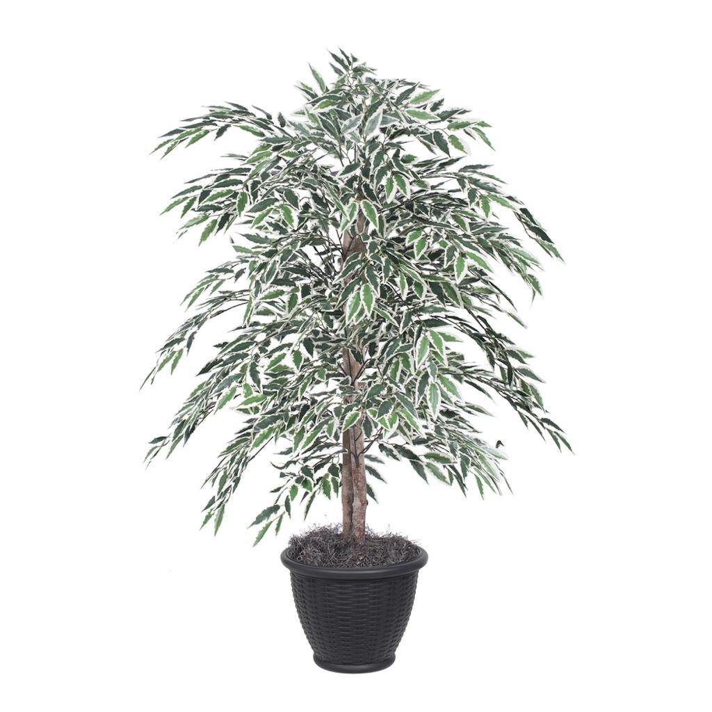 4' Artificial Variegated Smilax Bush 1