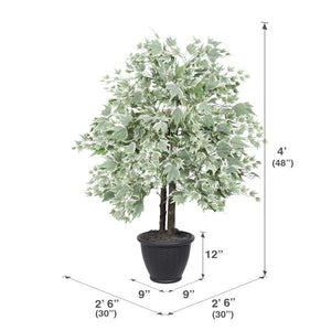 4' Artificial Silver Maple Bush 2