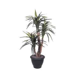 4' Artificial Extra Full Marginata Bush 1