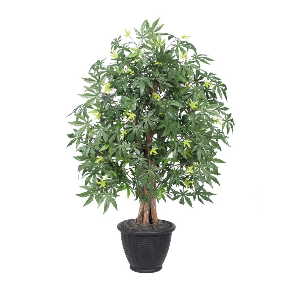4' Artificial Extra Full Japanese Maple Bush 1