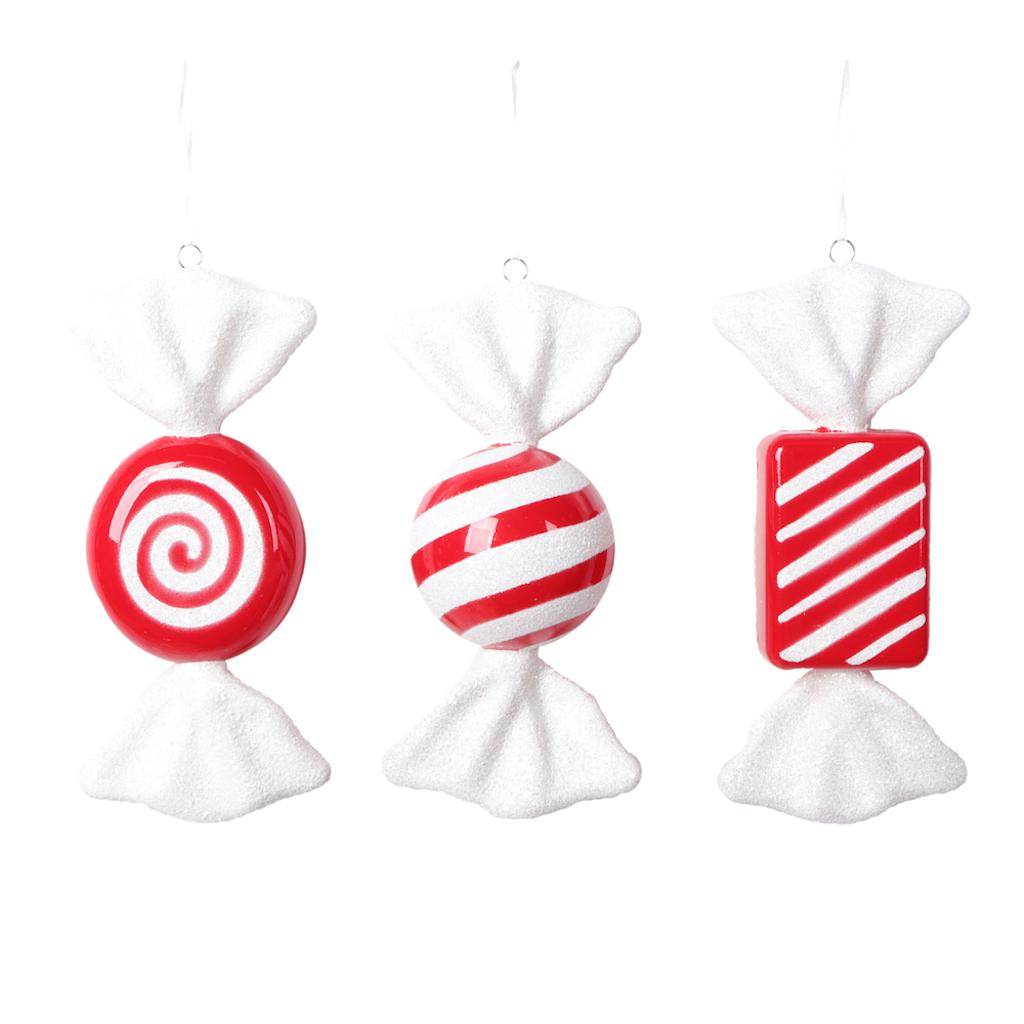 7.5" Red Candy Assortment Ornament (3 Pack) 1