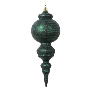 10" Matte Midnight Green Cone Ornament (2 Pack) 1