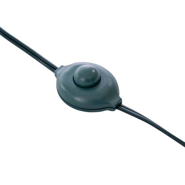9' x 47" Flocked Black 1798 Tips 700 Dura-Lit® Warm White LED Lights 4
