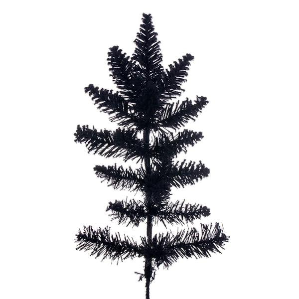 3' x 25" Flocked Black 234 Tips Unlit 2