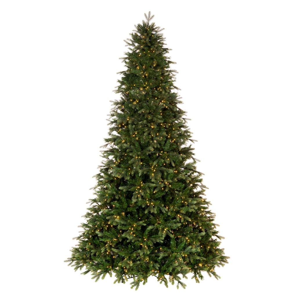 6.5' x 50" Artificial Douglas Fir 1400 Warm White LED Lights 1