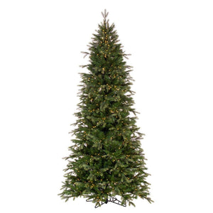 10' x 72" Artificial Douglas Fir 3200 LED Warm White 3mm Wide Angle Lights Slim Pre-Lit 1