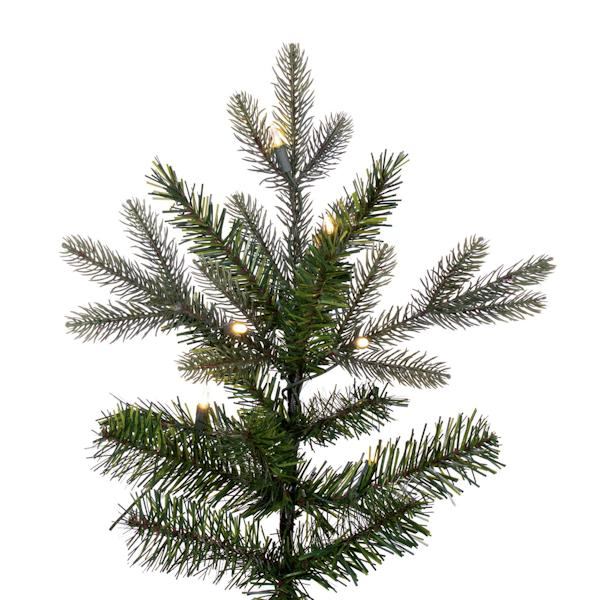 7.5' x 44" Artificial Frosted Slim Douglas Fir 500 Dura-Lit® Warm White LED Lights 2