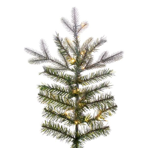14' x 106" Artificial Frosted Douglas Fir 2400 Warm White Mini Lights 2