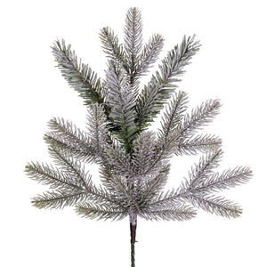 18" Artificial Frosted Douglas Fir Spray (6 Pack) 1