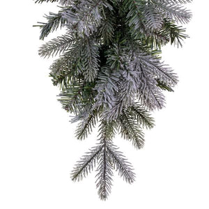 36" Artificial Frosted Douglas Fir Teardrop 2