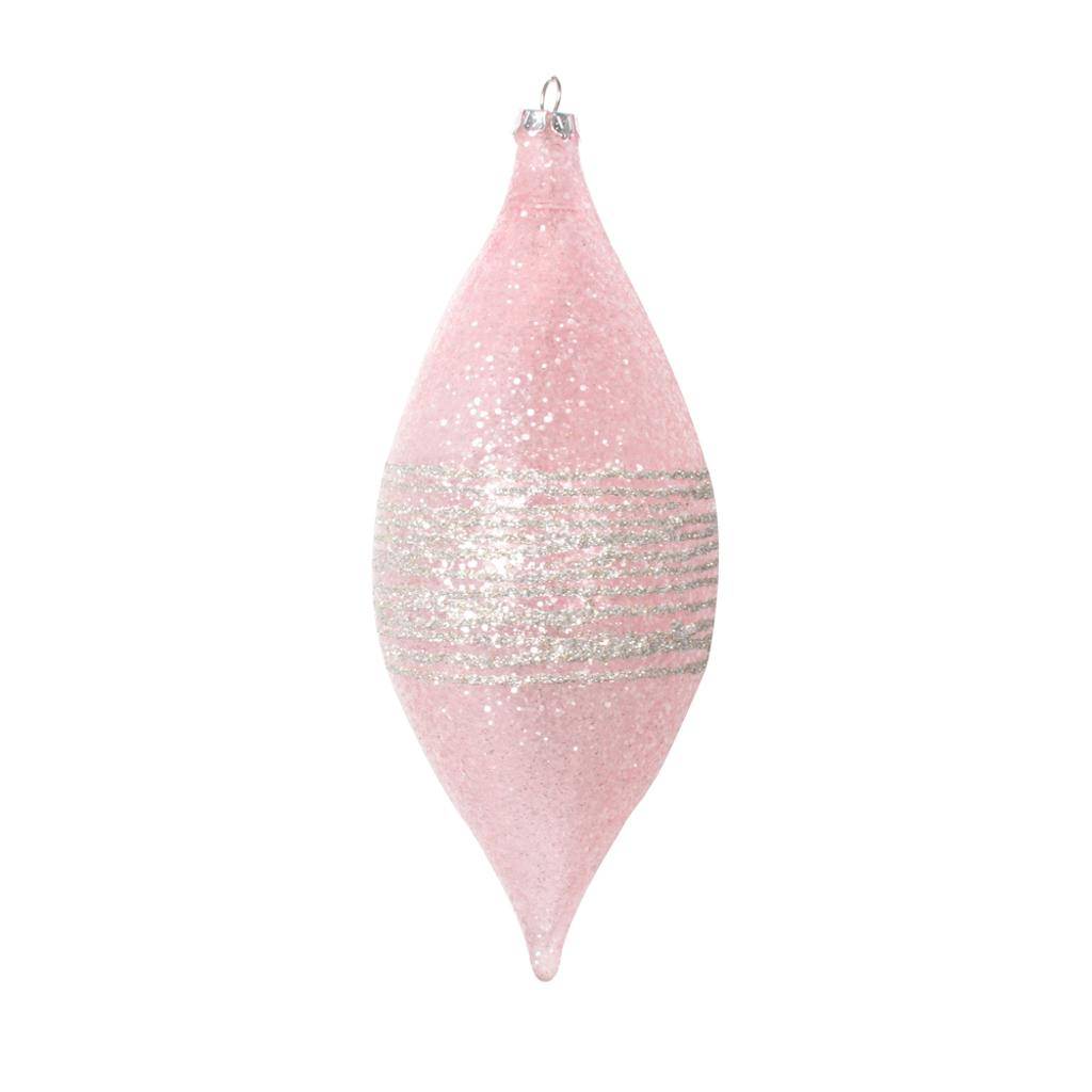 7" Light Pink Shuttle Drop Ornament (4 Pack) 1