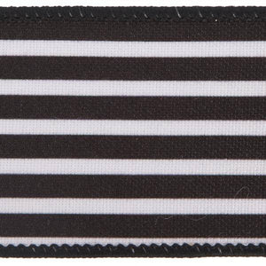2.5"x30' Black Horizontal Stripe Ribbon 2