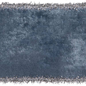 2.5"x15' Turquoise Viscose Velvet Ribbon 2